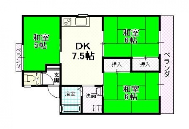 【間取り】 | パレーシャル森田