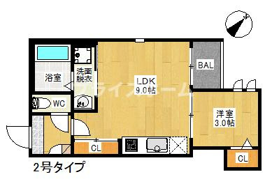 【間取り】 | Brand New Day 大橋　★プライスホームなら仲介手数料が割引価格です！★