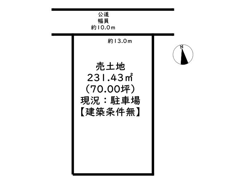 姫路市飾磨区英賀宮町2丁目／売土地の土地図