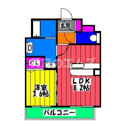 【間取り】 | グランソレイユ大橋の間取り
