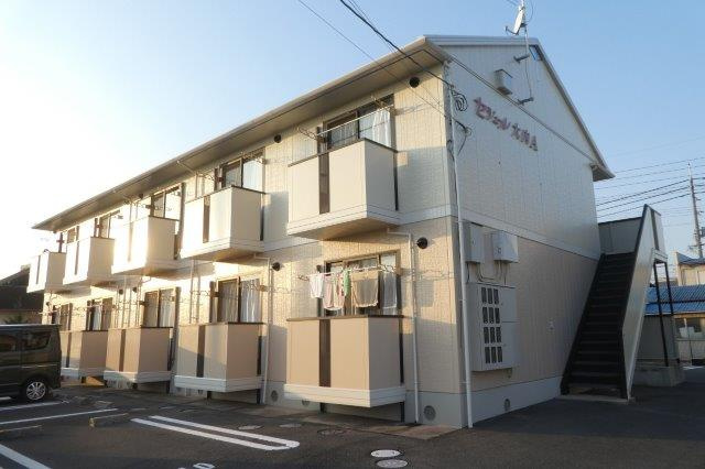 倉敷市大内のアパートの外観