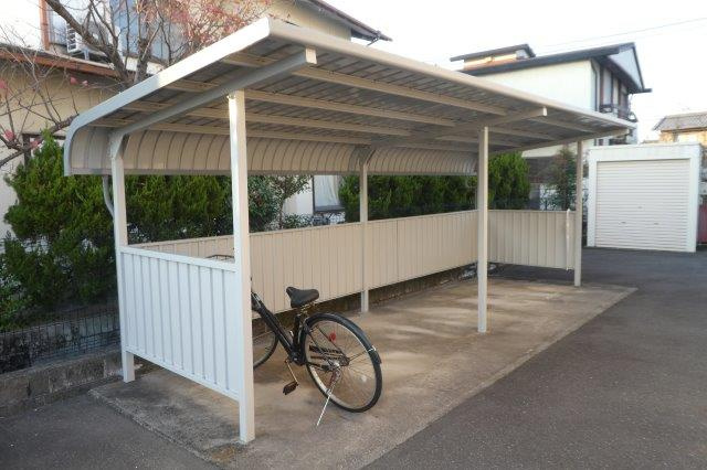 倉敷市大内のアパートのその他共用部分|自転車置き場