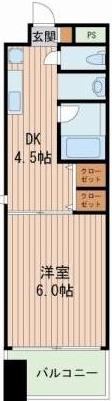 大阪市西淀川区御幣島２丁目の賃貸マンションの間取り