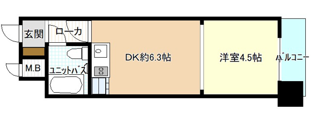 【間取り】 | 朝日プラザエザース山形中央Ⅱ