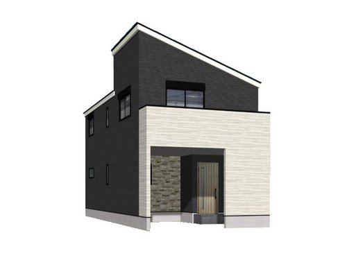 【横浜市旭区市沢町337-54全２棟新築戸建てＢ号棟】★仲介手数料無料★（市沢小学校・西谷中学校）の外観パース