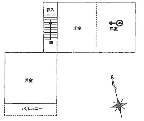 【間取り】 | 土淵中古住宅 | ２階