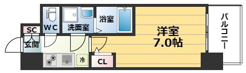 【間取り】 | S-RESIDENCEドーム前千代崎