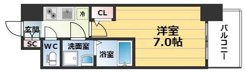【間取り】 | S-RESIDENCEドーム前千代崎