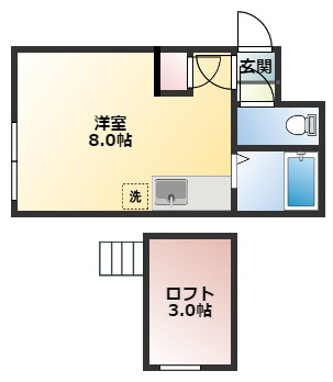 【間取り】 | 【CP対象】アメリカクラブ | 間取りです
