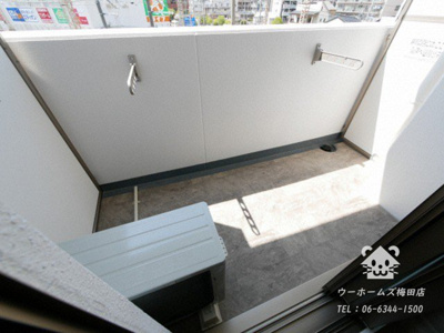 【バルコニー】 | セレニテ京橋クレア | バルコニーからの眺めを楽しみながら食事をしませんか