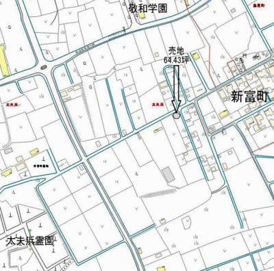 【地図】 | 新潟市北区太夫浜　調整区域　売地　250万円