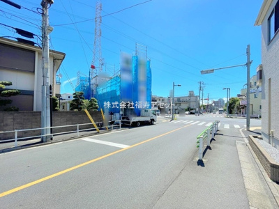 【前面道路含む現地写真】 | 細田4丁目　新築戸建　全2棟