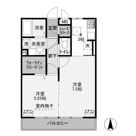 【間取り】 | サンライトレジデンス駒形