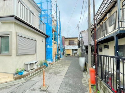 【前面道路含む現地写真】 | 葛飾区東金町３丁目新築戸建