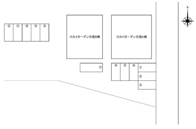 【区画図】 | スカイガーデン万倍B