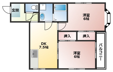 【間取り】 | グリーンハイツ