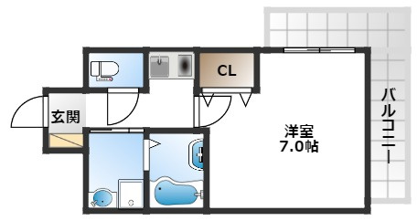 【間取り】 | ヴィラ豊中