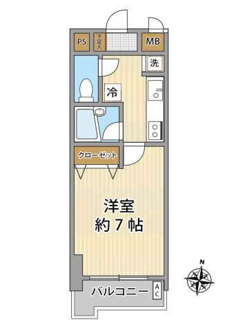 【間取り】 | サンライズコスモスⅢ