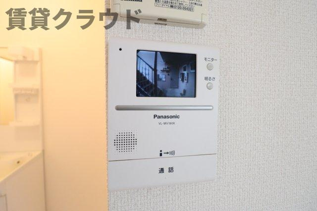 メゾンブランシュ弐番館のセキュリティ|TVモニターホン付きでセキュリティ面も安心！