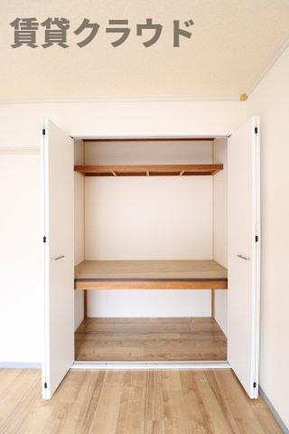 メゾンブランシュ弐番館の収納|収納豊富です