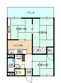 【間取り】 | ハイムフレッチェ