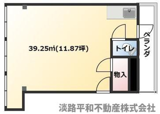 【間取り】 | 洲本ＨＡＮＡビルⅠ