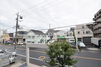 【展望】 | 即日のご見学も可能です！お気軽にお問い合わせください！
お部屋からの眺望。バルコニーからの景色です。目の前には陽当たりを遮る建物はありません。