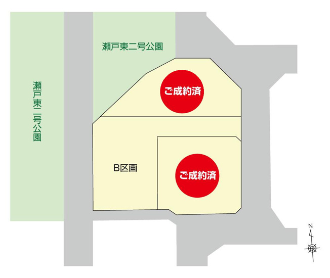 【区画図】 | 高知市瀬戸東町2丁目／Ｂ区画