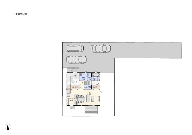 【参考プラン】 | 高知市瀬戸東町2丁目／Ｂ区画 | ２階建プラン