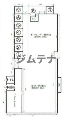 【区画図】 | メガロコープ西陣
