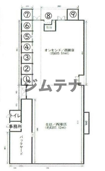 【区画図】 | メガロコープ西陣
