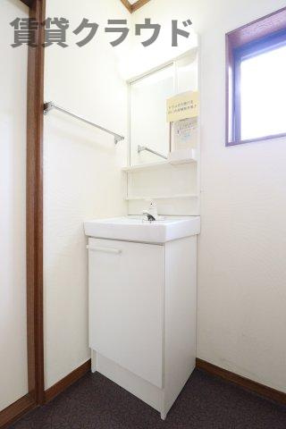 フラワーコーポの洗面所