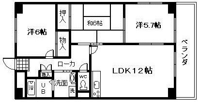 【間取り】 | グレイスコートたちばな
