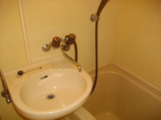 レジデンシア甲東園の浴室