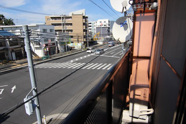 ブコウハイツのバルコニー