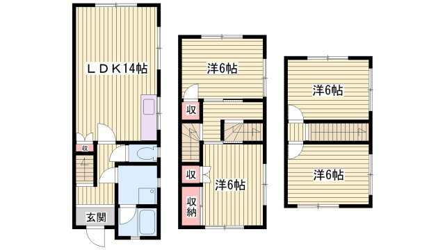 ドリームタウン西明石　グランドコテージの間取り