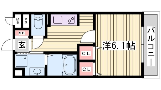 ブライト　ステージの間取り