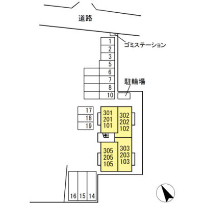 【区画図】 | オアシス西小鷹野