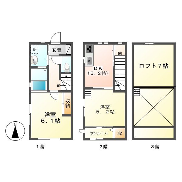 オセロ　（２）の間取り