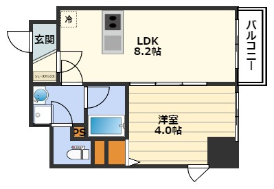 ブエナビスタ梅田イーストの間取り