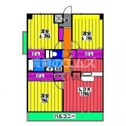 【間取り】 | グルーリャ大和Ⅱの間取り