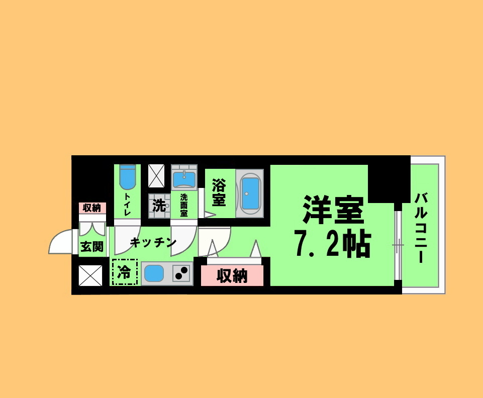 ワールドアイ名古屋城北の間取り
