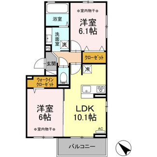 【間取り】 | ヒルズ国母