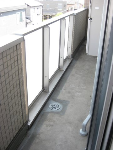 エムズコートのバルコニー