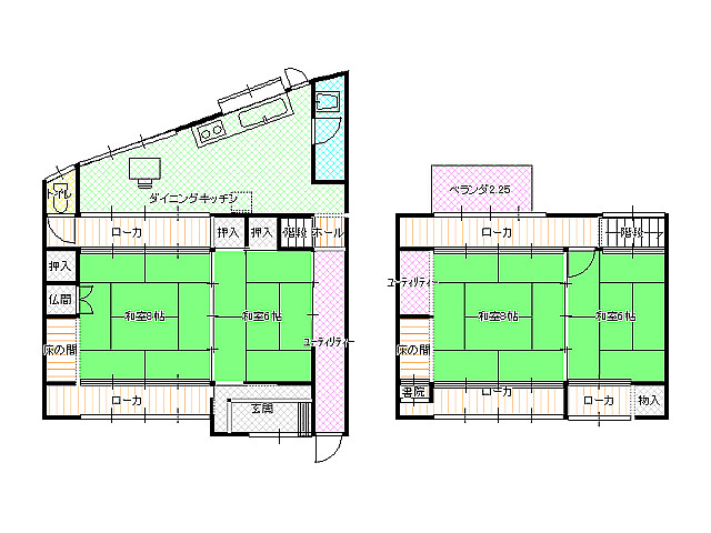 【間取り】 | 柳井・石神漁港近く