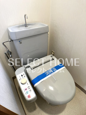 【トイレ】 | ソレイユ岩月 | コンパクトで使いやすいトイレです