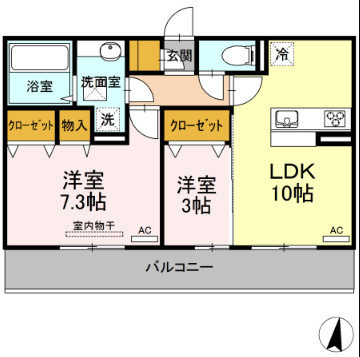 カーサペキーノの間取り