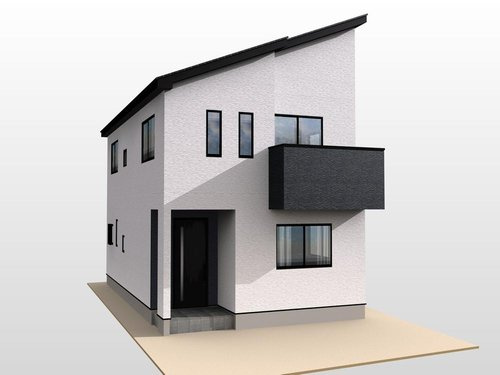 【横浜市旭区白根８丁目11-23新築戸建て】★仲介手数料無料★（白根小学校・上白根北中学校）の外観パース