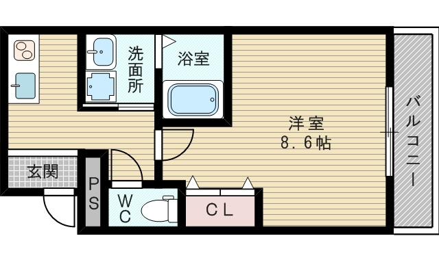 【間取り】 | フジパレス淡路3番館 | 間取りです