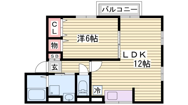 グリチネの間取り